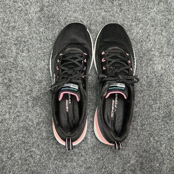 Skechers Skech-Air Dynamight Shoes Women's 10 Black Lite-Weight Athletic Sneaker - Picture 9 of 12